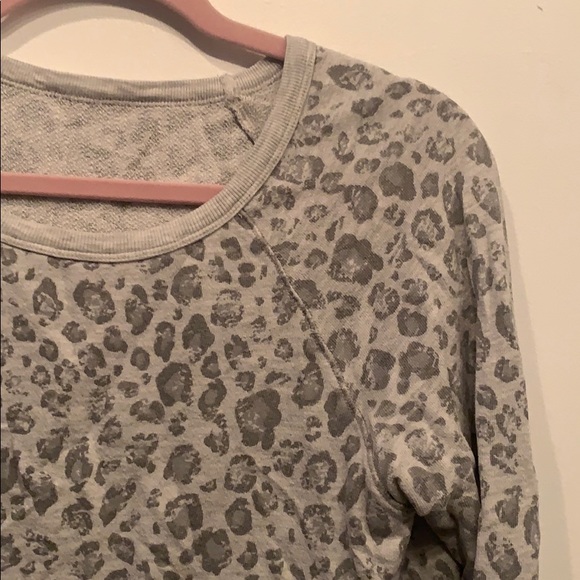 2 for $20 gray cheetah print sweater - Picture 2 of 3